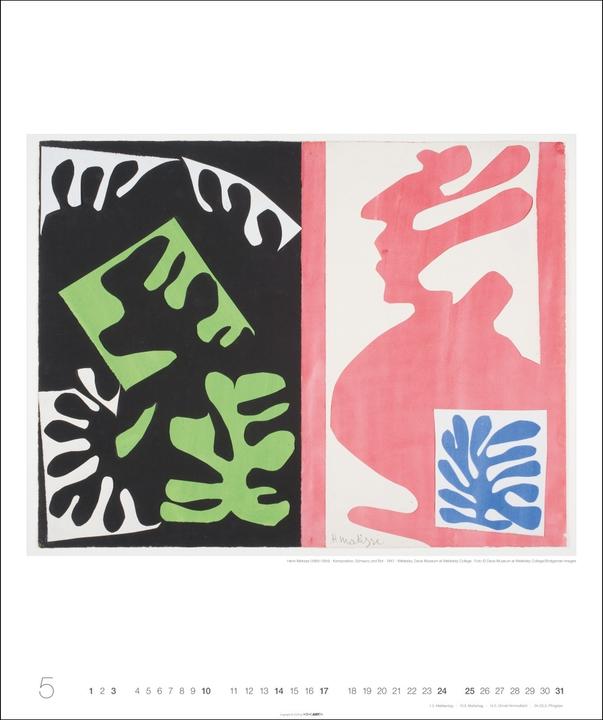 Actual product image Henri Matisse Edition Kalender 2026 (46 x 55 cm)