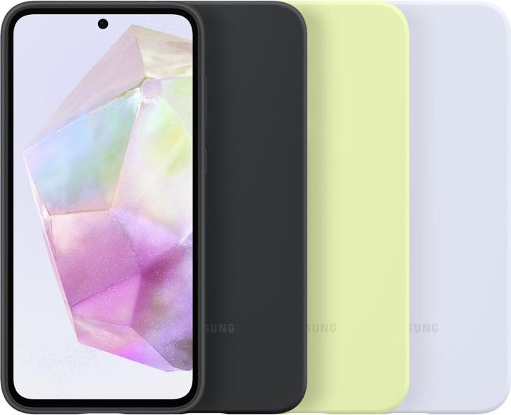 Actual product image Samsung Silicone Case A35 Light Blue (Samsung Galaxy A35)