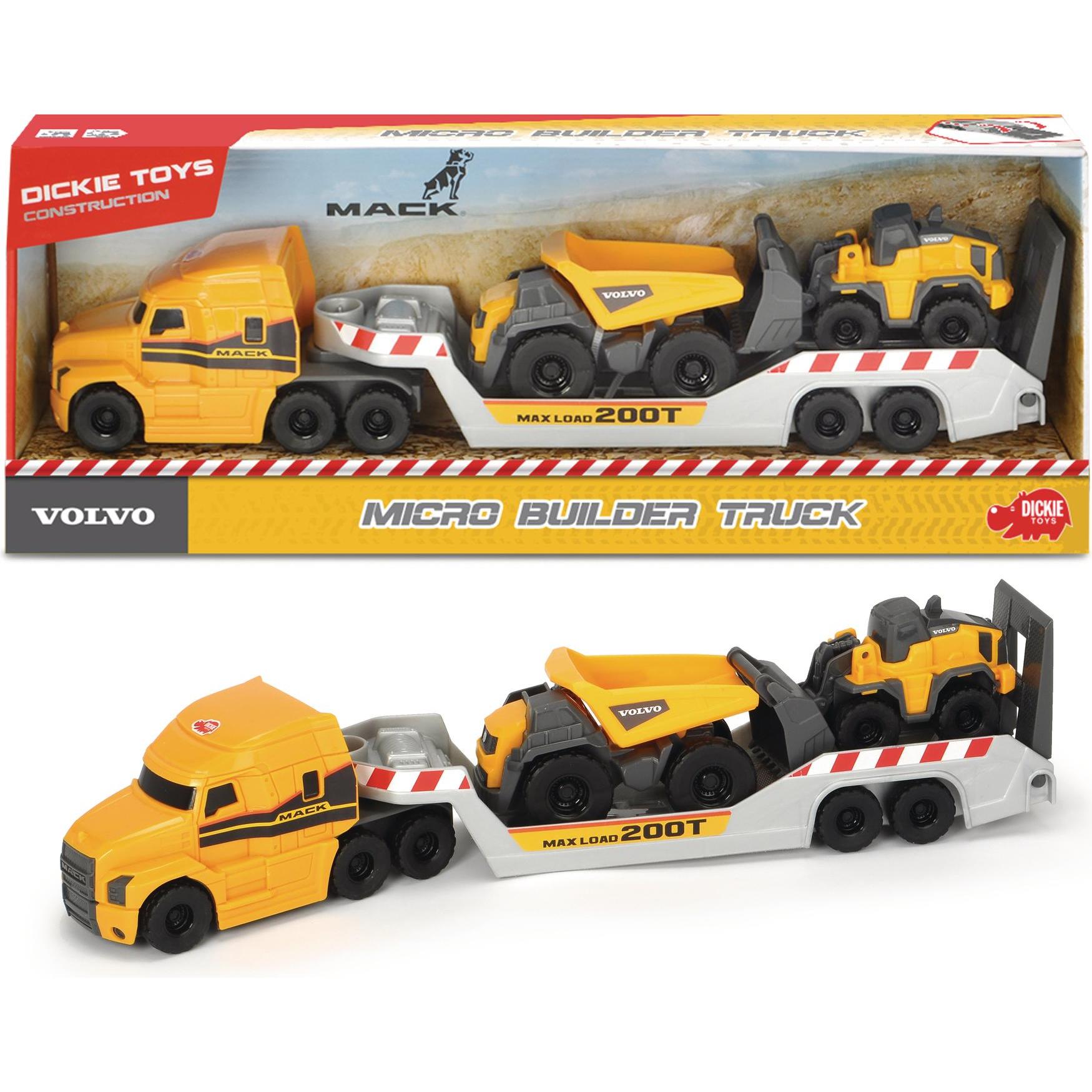 Dickie Giallo Mack/Volvo Micro Builder Truck