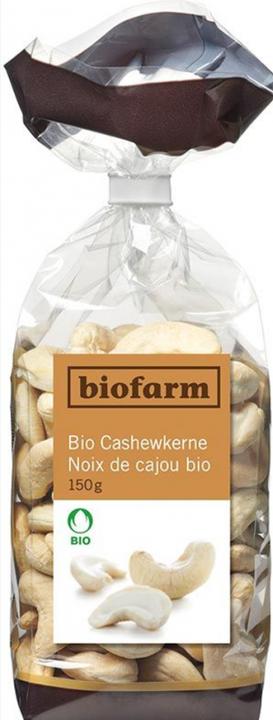 Produktbild Biofarm Cashewkerne Bio (150 g, 1 Stk.)
