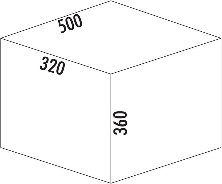 Produktbild Naber Cox Base Mülltrennsystem 360 K/500 (27.50 l)