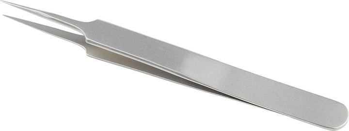 Immagine prodotto RS PRO Pinzetta in acciaio inossidabile resistente all'acido, punta extra fine, 110 mm