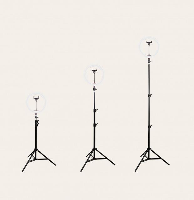 Produktbild KSIX Kit Studio Live Max LED Ring With Floor Tripod 1.60 M For Smartphone (Ringlicht)