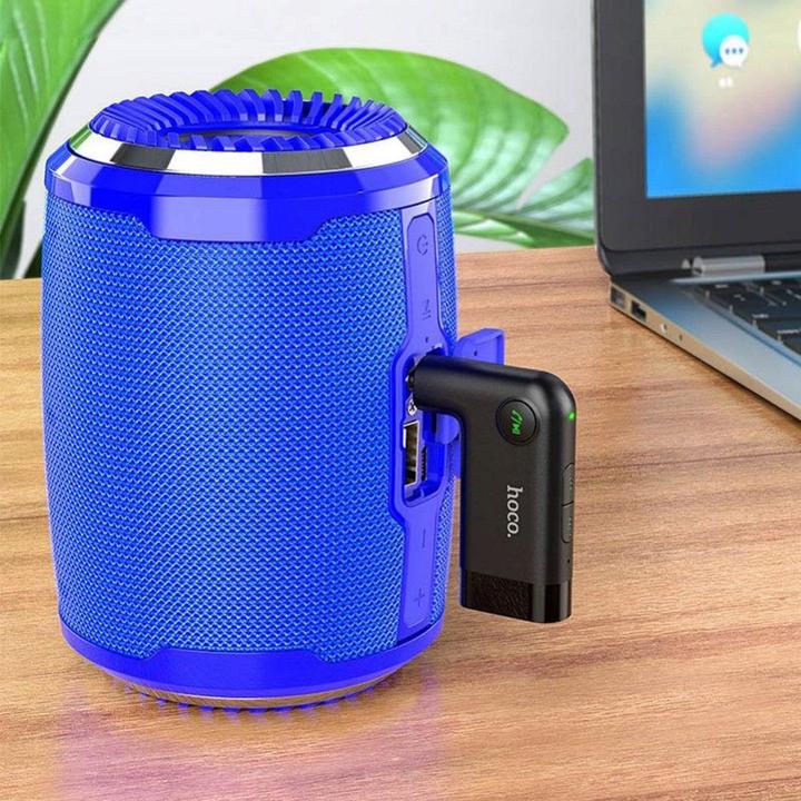 Produktbild Hoco - Audio Adapter Bluetooth Dawn (E53) - Aux Jack 3.5mm - Black (Empfänger)