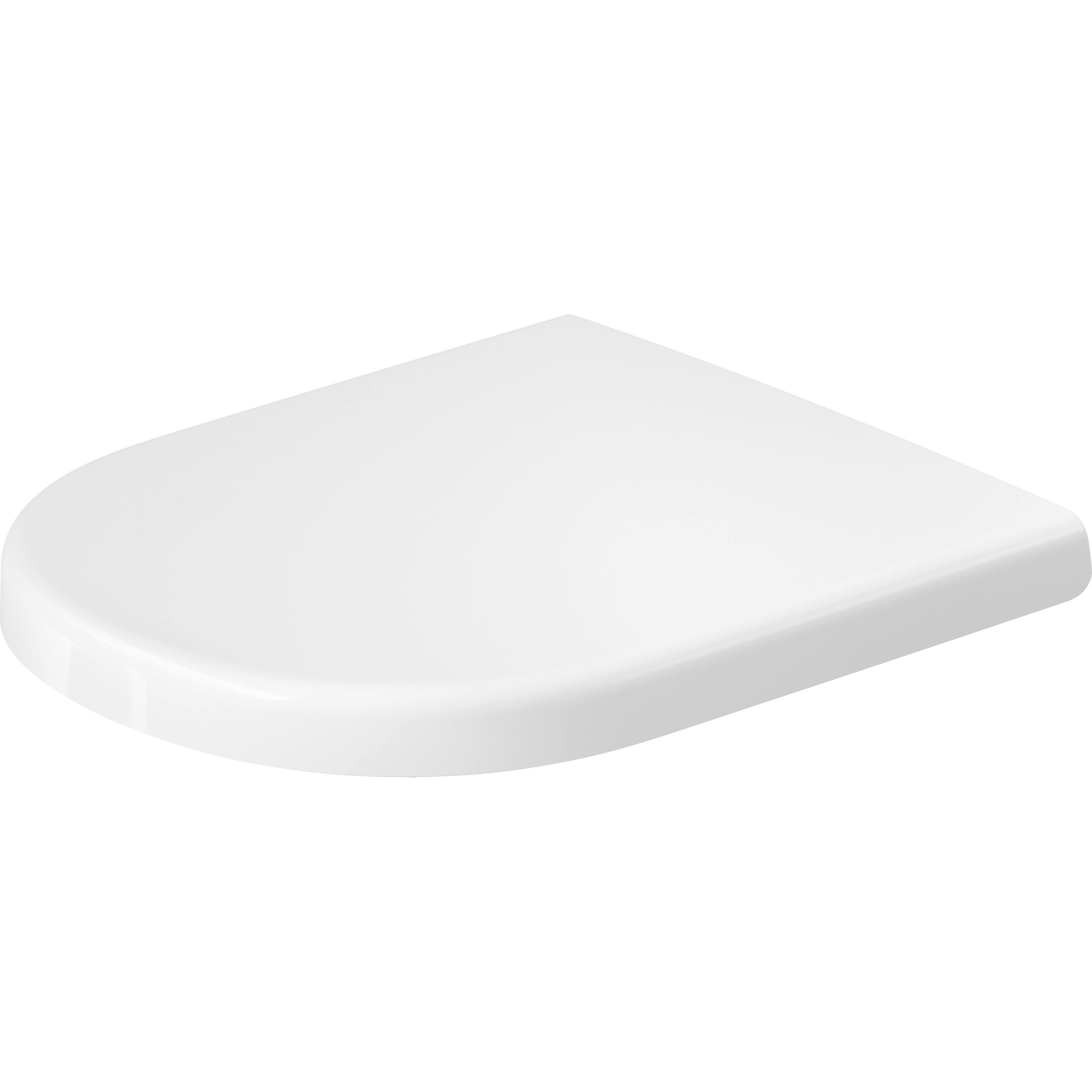Duravit, WC Deckel, D-Code WC-Sitz, abnehmbar, mit Absenkautomatik, Pinbefestigung, 360x440mm, überlappend, Wei
