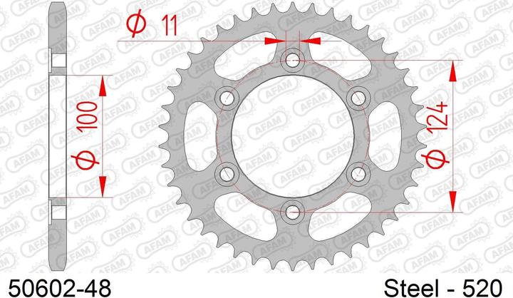 Image du produit Afam 520 48 dents (48)