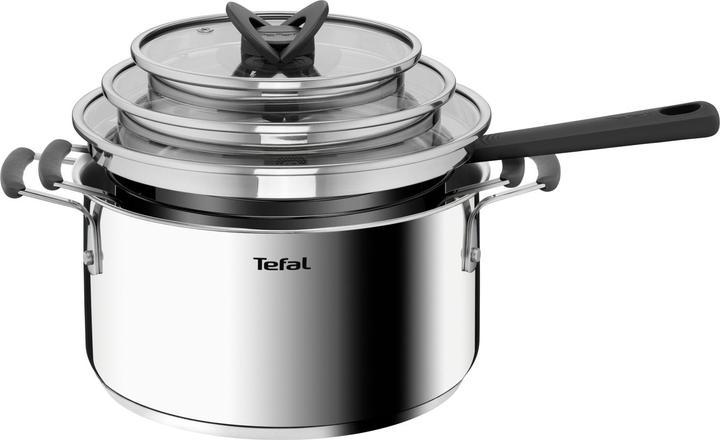 Productafbeelding Tefal TEF pannenset 6 stuks. (Steelpan, Roestvrij staal)