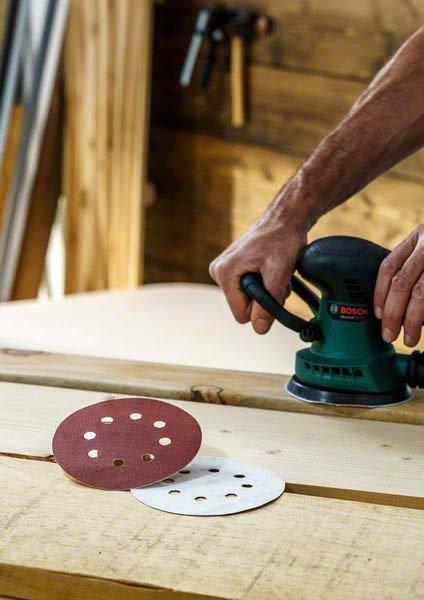 Immagine prodotto Bosch Set di fogli abrasivi a grana mista per levigatrici a orbita casuale (80, 120, 240)