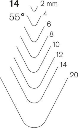 Produktbild Bildhauereisen gerade Form (12 mm)