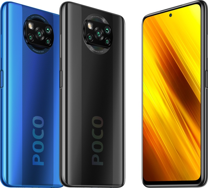 Image du produit Xiaomi Poco X3 (128 Go, Shadow Grey, 6.67", Double SIM hybride, 64 Mpx, 4G)