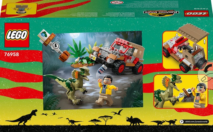 Productafbeelding LEGO 76958 Hinderlaag van de Dilophosaurus (76958, LEGO Jurassic World)