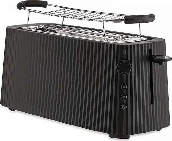Produktbild Alessi Plissé Langer Toaster mit Brötchenaufsatz