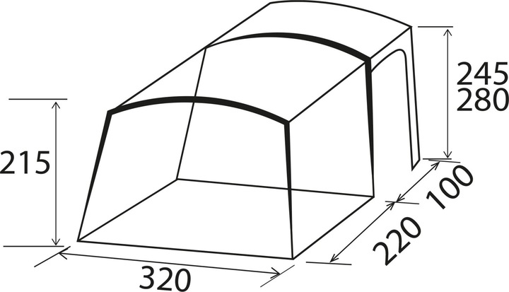 Image du produit Brunner Awning Trails HC (Auvent, 18 kg, 1 personne)