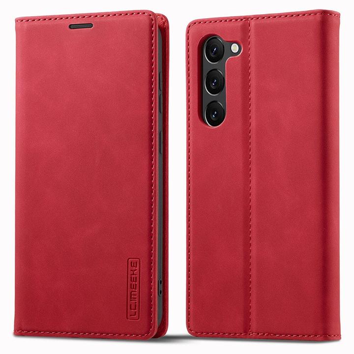Produktbild Cover-Discount Galaxy S23 - Stand Flip Case Hülle rot (Samsung Galaxy S23)