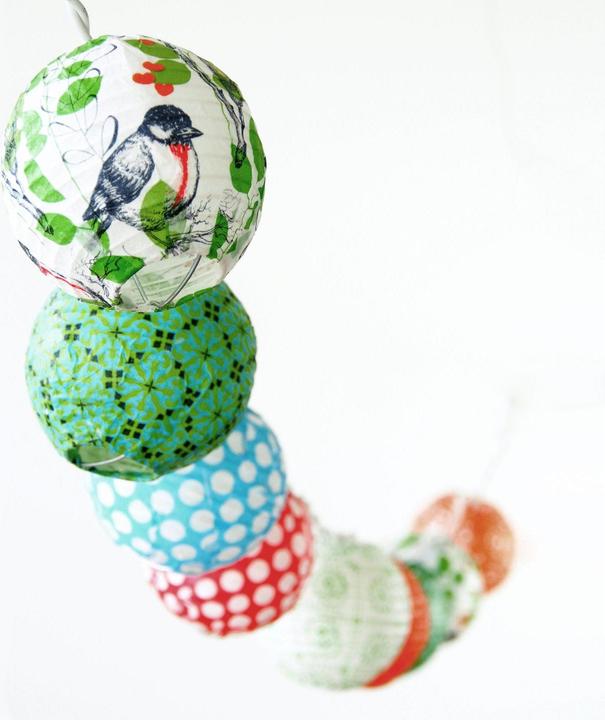 Actual product image ScrapCooking Creativ Company Paper Lantern / Paper Lamp (5 x 10 x 10 cm, 10 x)