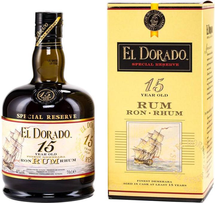 Actual product image El Dorado Special Reserve Demerara Rum (1 x 70 cl)