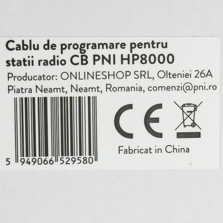 Produktbild PNI Programmierkabel für CB-Funkgeräte Escort HP8000L, HP8001L, HP8024 und HP9001 PRO