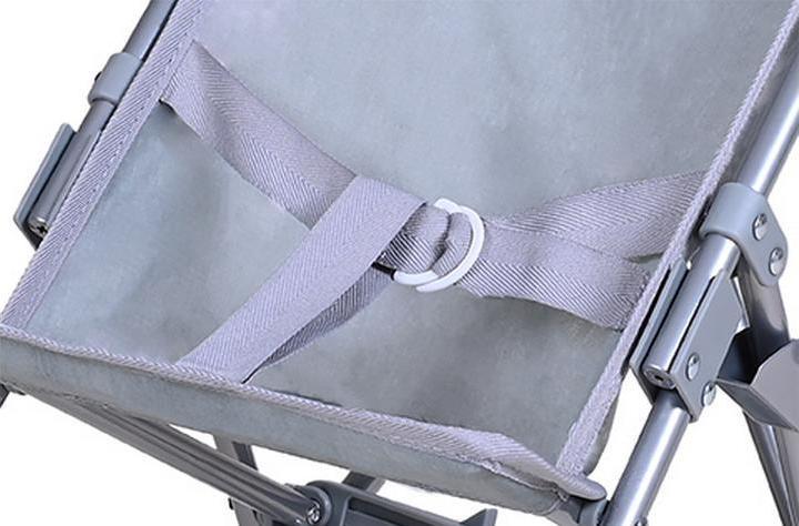 Image du produit Knorrtoys Puppenbuggy Sim - "star grey pink"
