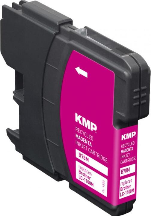 Actual product image KMP B78M Ink Cartridge Compatible w. Brother LC-1100 M (M)