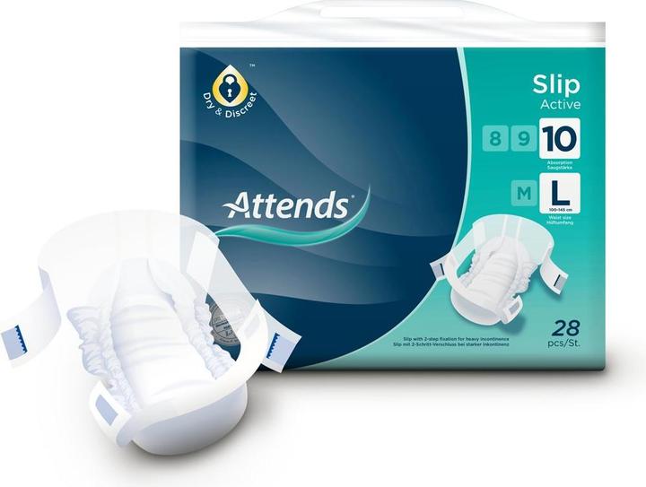 Produktbild Attends Slip 10 Active L (28x, Large)