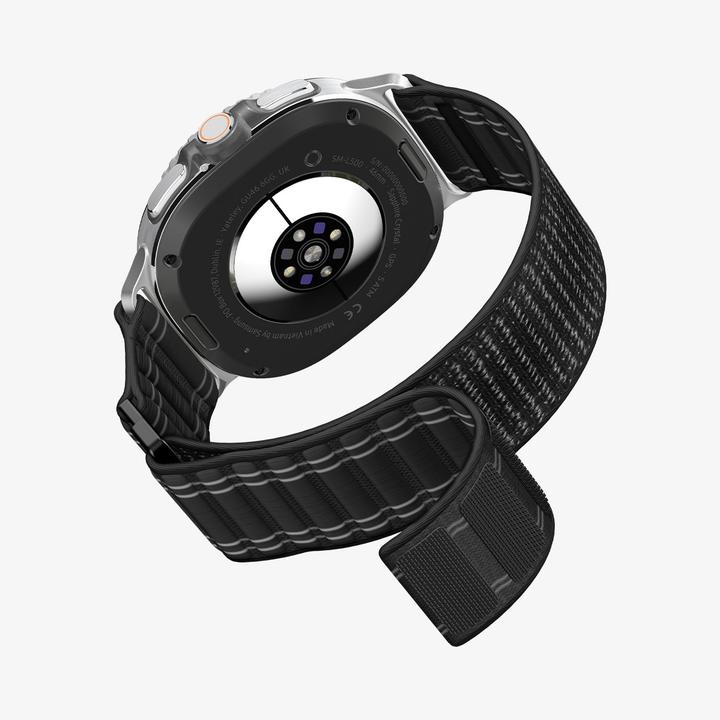 Actual product image Spigen WBFO Band for Samsung Galaxy Watch 8 / Classic (40/44/46mm) black (20 mm, 22 mm, Nylon)