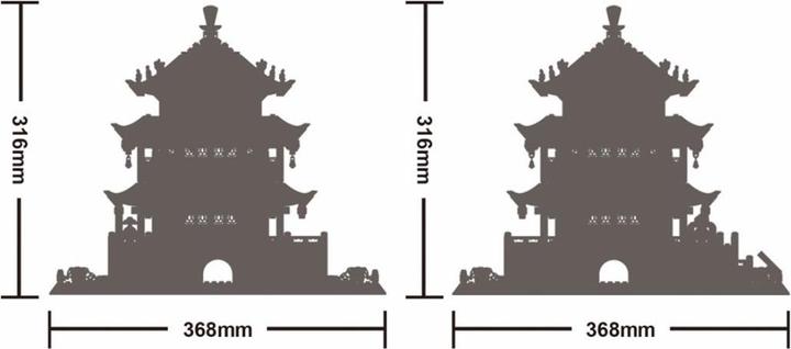 Actual product image Wange Xi'an Bell Tower