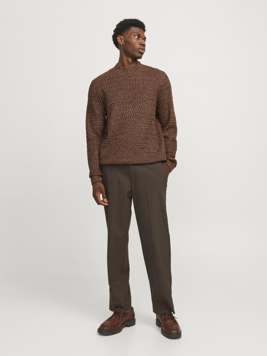 Produktbild Jack & Jones Einfarbig Strickpullover mit Rundhals Strickpullover mit Rundhals (XS)