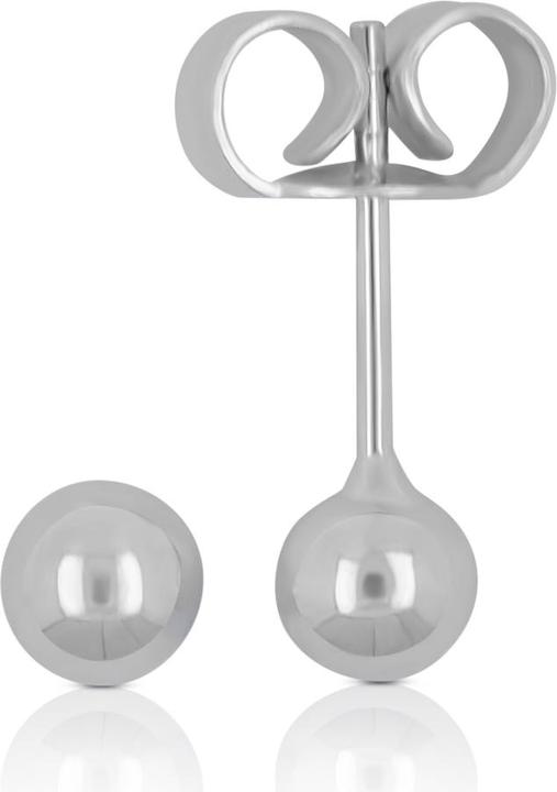 Produktbild Muau Stud earrings white gold 750, 4mm (750/18 K Gold)