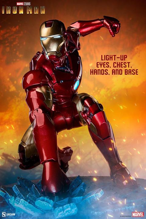 Actual product image Sideshow Iron Man statuette Iron Man Mark III 41 cm