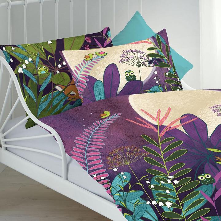 Produktbild Kaeppel Biber Bettwäsche Moonshine bunt (Duvetbezug, 100 x 135 cm, 60 x 40 cm)