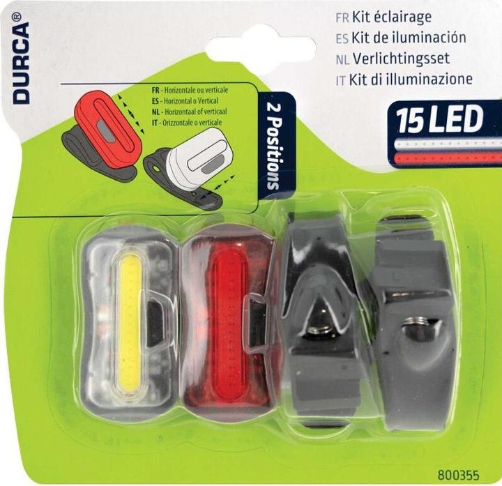 Image du produit Durca Éclairage LED avant et arrière multipositions (17 lm)