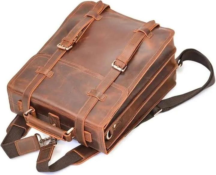 Image du produit Only-Bags.Store Sac à dos en cuir vintage, sac à dos en cuir