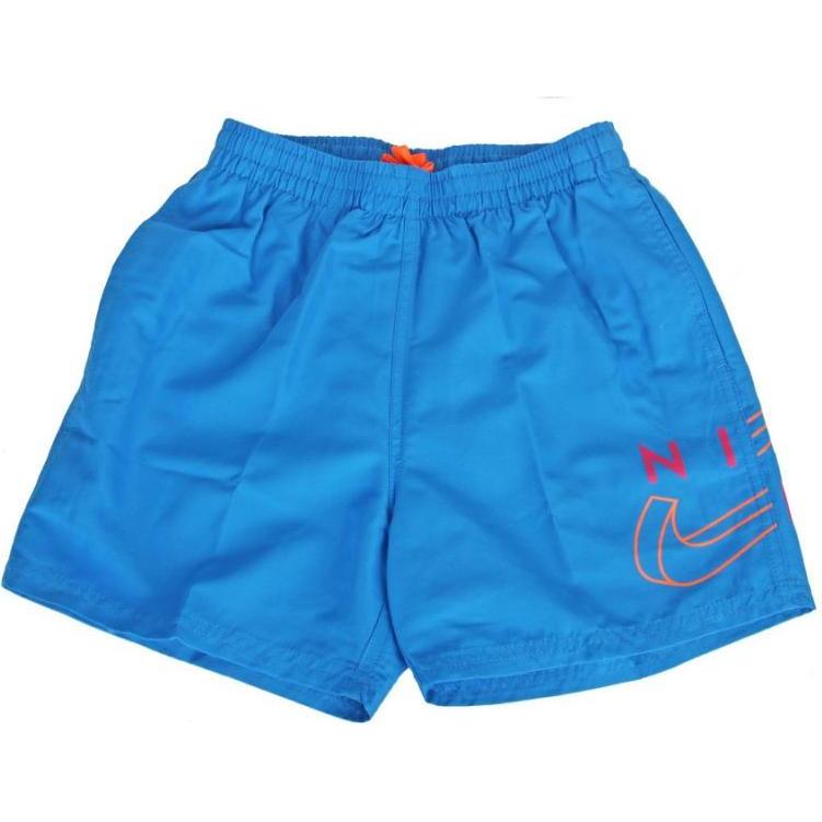 Nike, Costume da uomo, Split Logo Lap 4" Kinder-Badeshorts, (S)