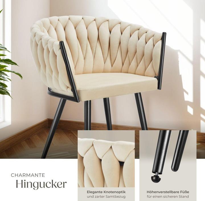 Image du produit tectake Esszimmerstuhl Astano 4er Set