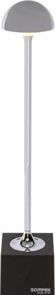 Actual product image Sompex FLORA chrome rechargeable table lamp (247 lm)