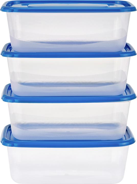 Image du produit HomeZone Set de boîtes de conservation (1.45 l)