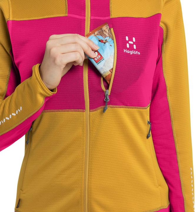 Produktbild Haglöfs L.I.M Mid Fast Hood Women Autumn leaves/ultra pink (L)