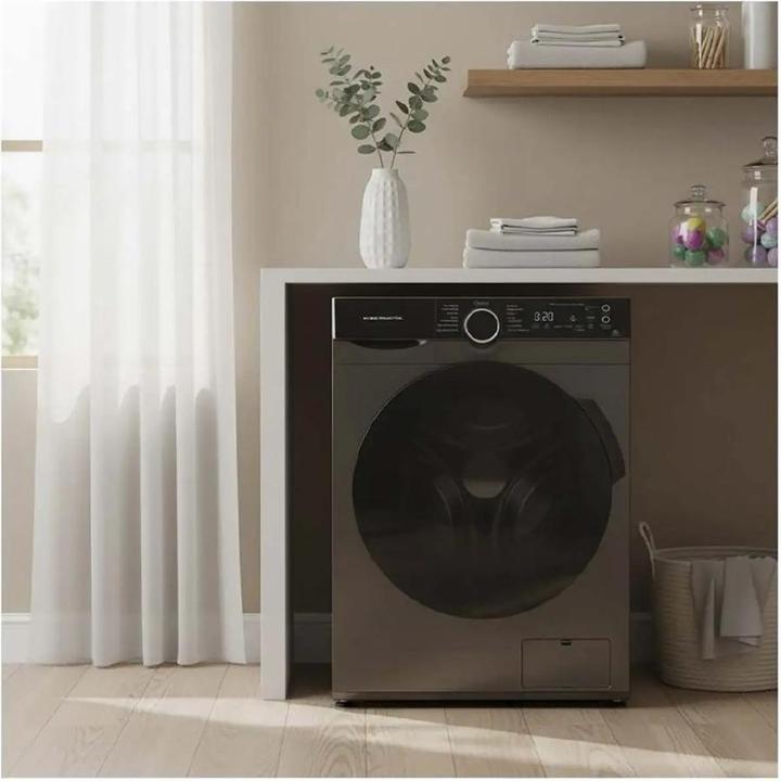 Produktbild Kibernetik FLWS513 FusionLine Waschmaschine 9kg A-40% Klasse Titan (9 kg, Links)