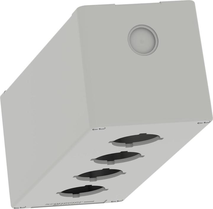 Actual product image Schneider Electric XAPD4604 Empty enclosure XAP metal grey for 4x30mm - CSA (Housing)