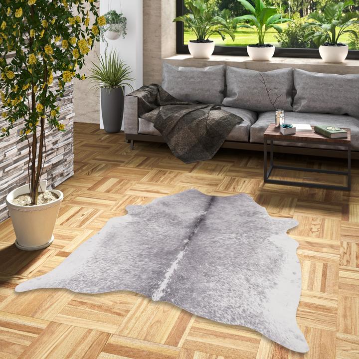 Produktbild Pergamon Kunstfaser Teppich Rinderfell (77 x 100 cm)