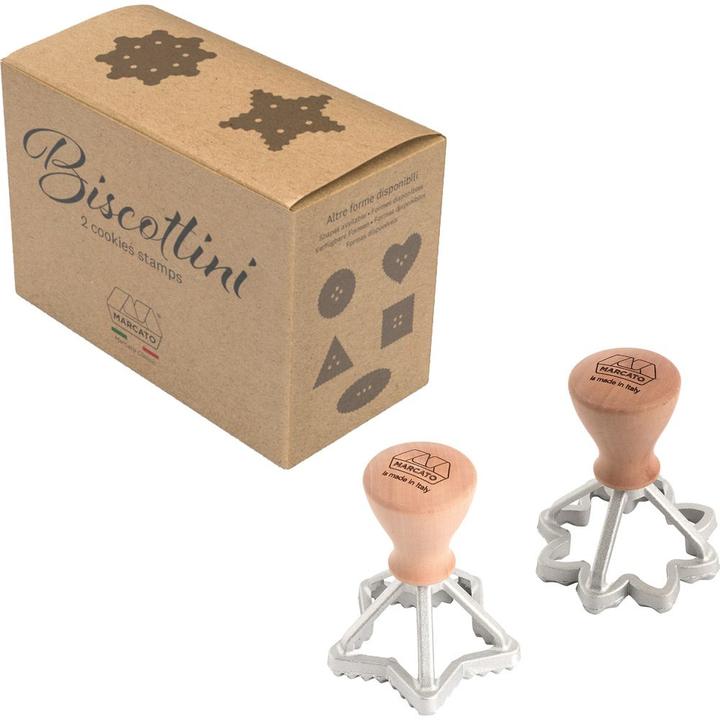 Marcato BISCOTTINI STAMP KIT (STAR 65MM + FLOWER 70MM)