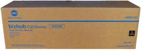 Actual product image Konica Minolta A0DK153TN-318 K toner black 8.000 pages Black Bizhub C 20 20 P PX X (FC)