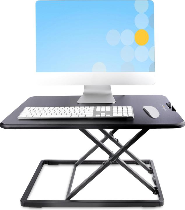 Actual product image StarTech com LAPTOP-SIT-STAND, Noir, 45 - 405 mm, 40,5 cm, 8 kg, Acier, 470 mm