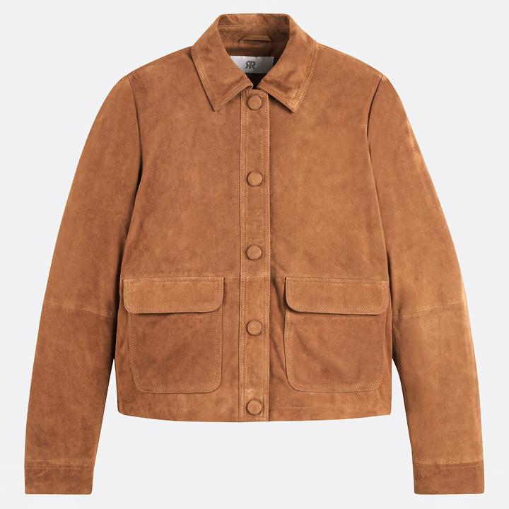 Produktbild La Redoute Collections Kurze Lederjacke