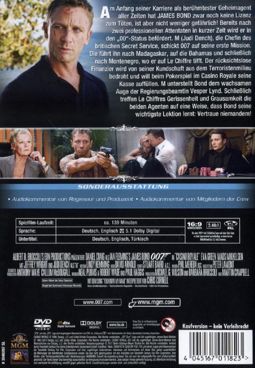 Produktbild James Bond 007 Casino Royale (DVD, 2015, Deutsch)