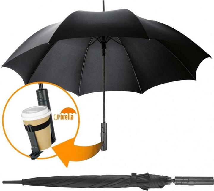 Produktbild Cupbrella Regenschirm mit Becherhalter
