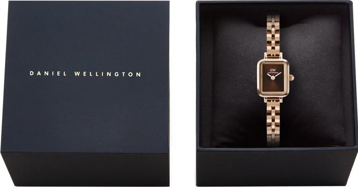 Actual product image Daniel Wellington Quadro Mini Arch 3-link Amber Sunray Rose Gold (Analogue wristwatch)