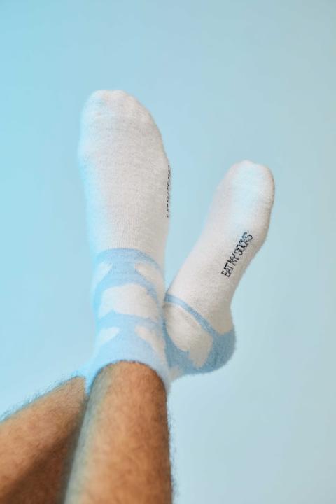 Actual product image Eat My Socks Socks, Fluffy Cloud (Single pack, One size)