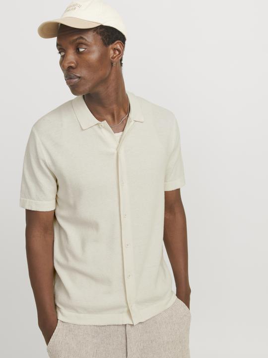 Actual product image Jack & Jones Jjeemil Knit Structure Shirt Ss Sn (XL)