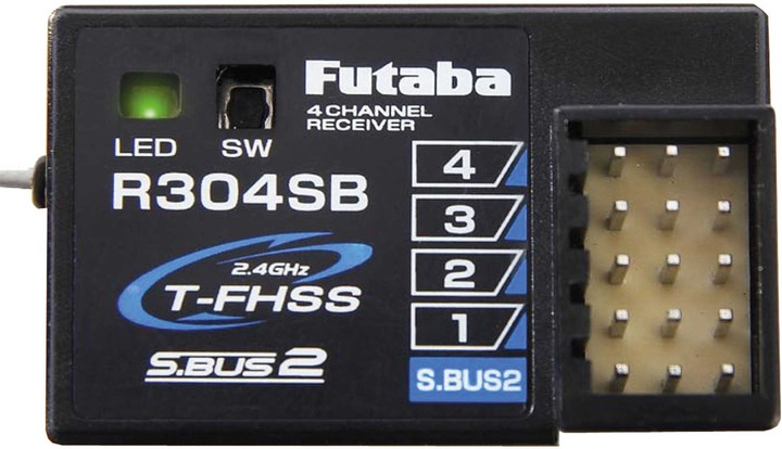 Actual product image Futaba R304SB Telemetry T-FHSS